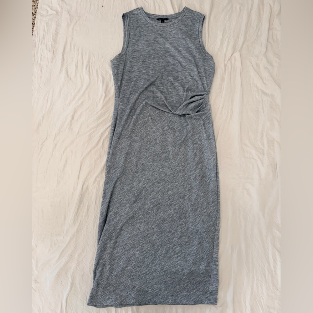 Chic Heather Gray Midi dress